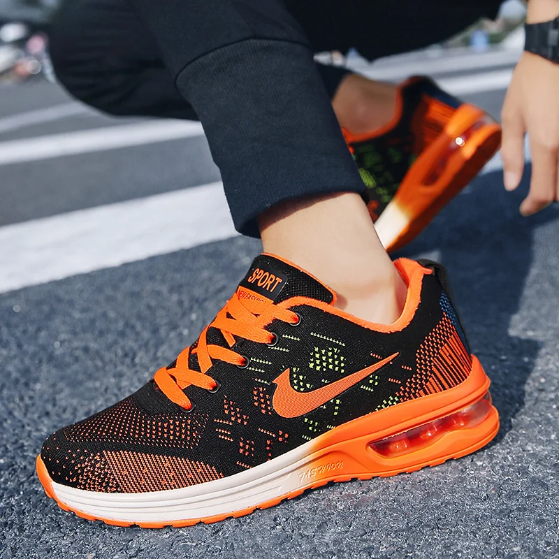 

Sycatree Men's Casual Shoes Sport Male Air Cushion Sneakers Men Comfortable Outdoor Walking Shoes Breathable Mesh Free Shipping
