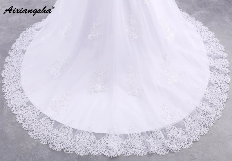 Beautiful Applique Long Mermaid Wedding Dress in Wedding dresses