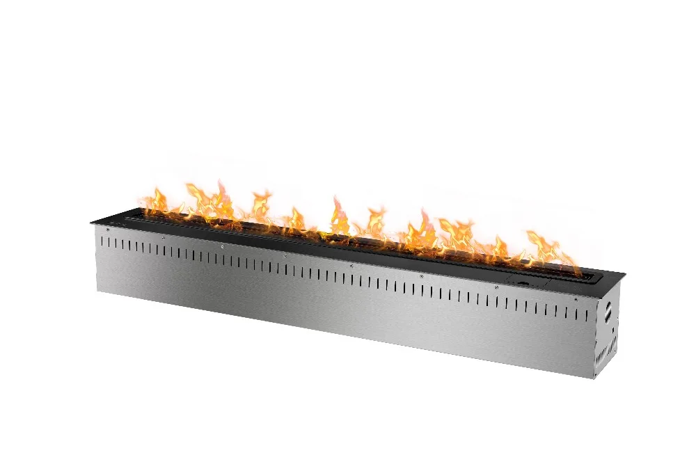 36 inch Smart Remote control intelligent silver or black  auto ethanol fireplace with remote control