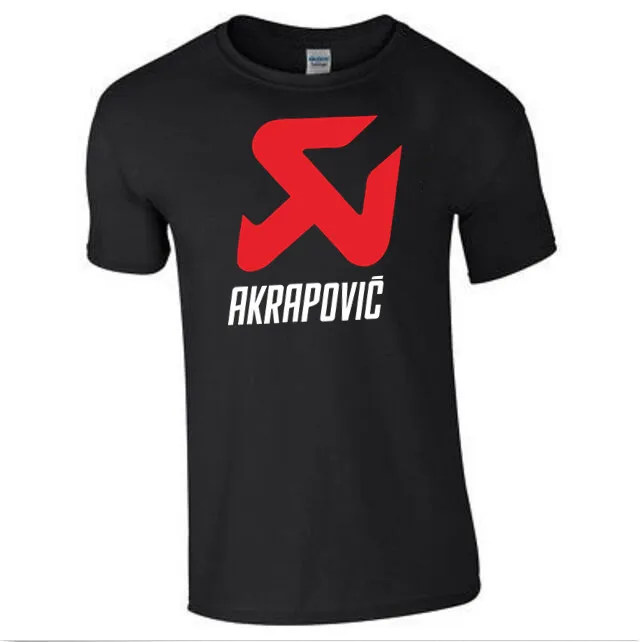

CAMISETA AKRAPOVIC EXHAUST MOTORCYCLE MOTOCROSS T-SHIRT T SHIRT Brand clothing TSHIRT TEE SHORT SLEEVE 2019FV