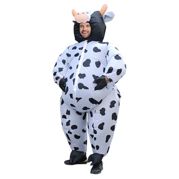

Adult Cow Fantasy Halloween Carnival Cosplay Costume Funny Inflatable Suit