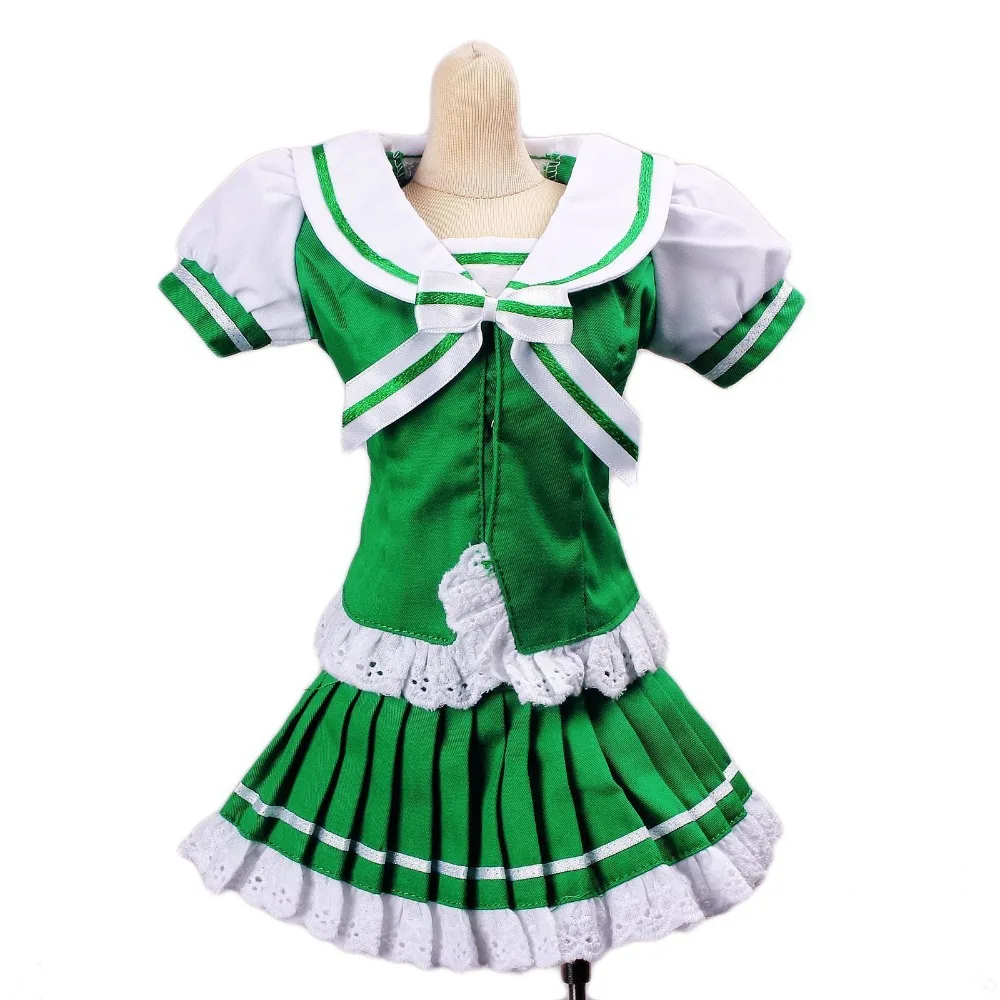

[wamami] 251# Green&White Bowknot Dress/Suit/Uniform 1/3 SD AOD DOD DZ BJD Dollfie