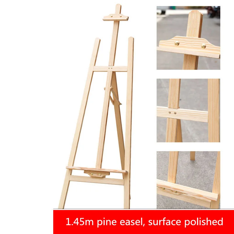 LifeMaster Wood easel paint tool Free shipping drawing pine easel