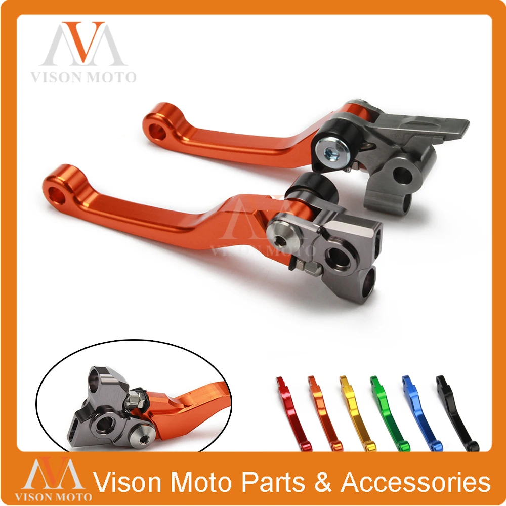 

CNC Pivot Brake Clutch Levers For KTM EXC XCW XCFW XC EXCR XCF Six Days 250 300 350 450 500 Motocross Enduro Motard