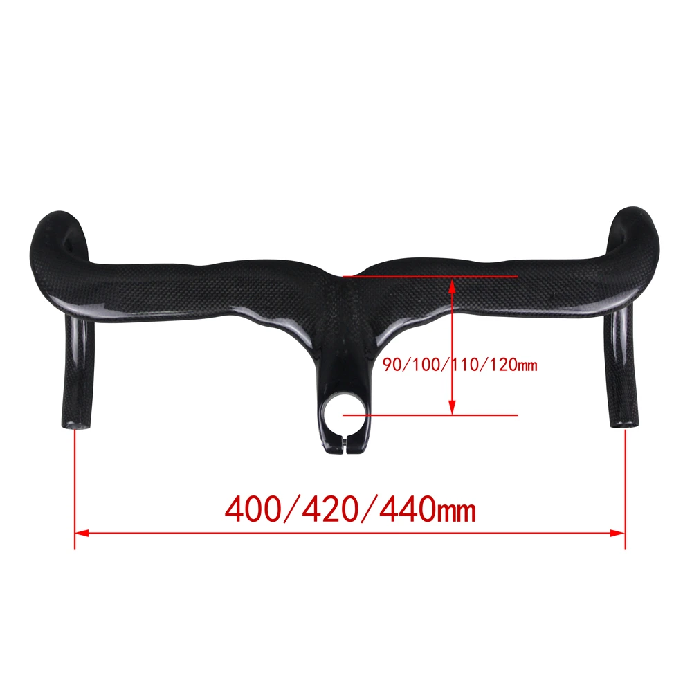

NO LOGO bicycle handlebar full carbon road handlebar road bike races carbon bicycle handlebar size 40/42/44