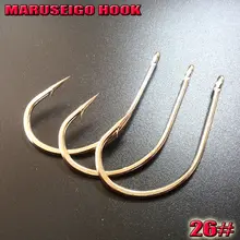 mruzezgo крюк 26# высокоуглеродистой стали сильный и острый крючок 50 шт./лот Длина 44 см большой крюк
