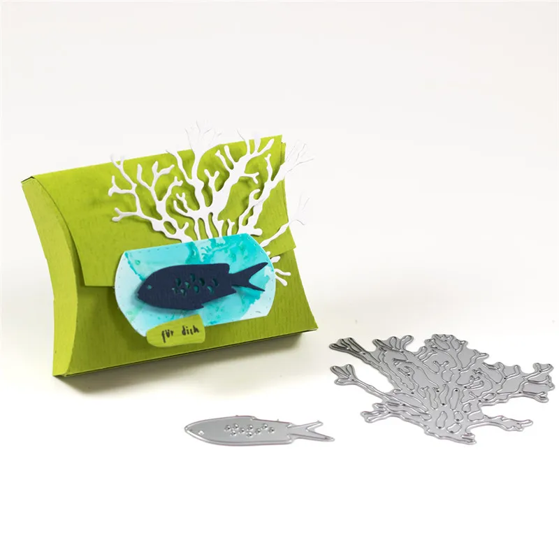 DiyArts различные формы коралловых металлических вырубных штампов для скрапбукинга