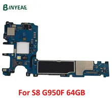 Original MainBoard For Samsung Galaxy S8 G950F G950FD Motherboard Unlock With Chips IMEI Android OS EU Version Logic Board 64GB Original MainBoard For Samsung Galaxy S8 G950F G950FD Motherboard Unlock With Chips IMEI Android OS EU Version Logic Board 64GB