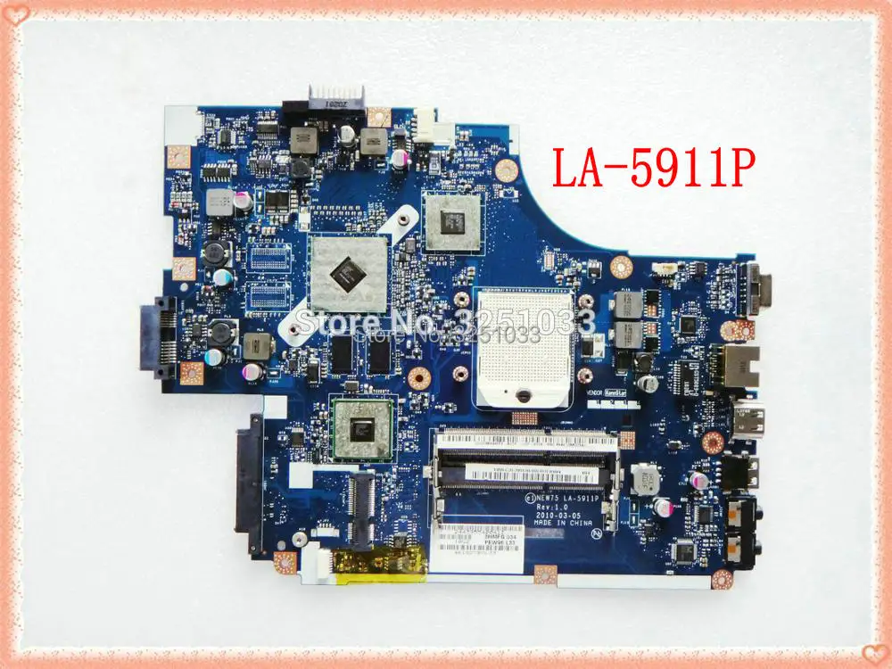 NEW75 LA-5911P для acer 5551 5551G 5552 5552G материнская плата ноутбука MBWVE02001 MB. WVE02.001 MBPTQ02001 материнская плата DDR3
