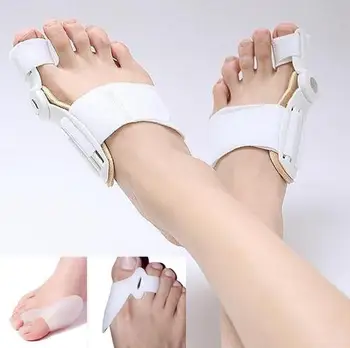 

6 Pcs/lot Big Toe Bunion Corrector silicone Toe Separator Toe Splint Straightener Toe Bunion Aid Thumb Hallux Valgus Orthotics