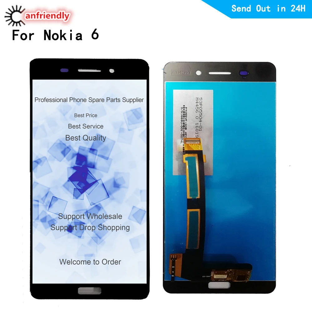 

lcd For Nokia 6 2017 Nokia6 N6 TA-1000 TA-1003 TA-1021 TA-1025 TA-1033 TA-1039 LCD Display touch panel screen Digitizer Assembly