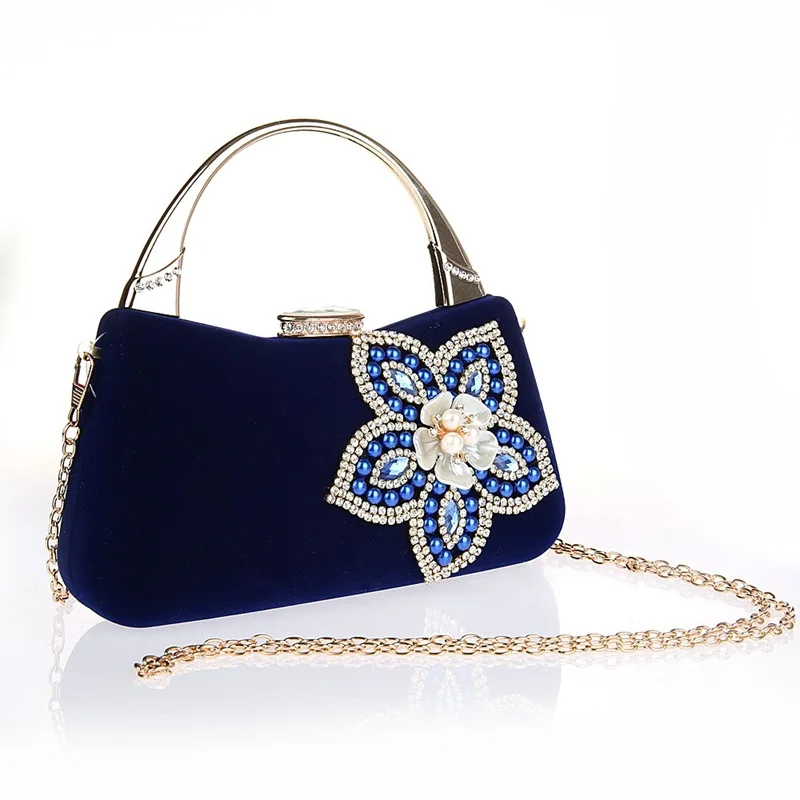 navy blue clutch purse for wedding