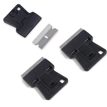 EHDIS 3 шт. автоматический бритвенный скребок со стальным лезвием для ножа виниловая пленка для автомобиля скребок резак оконный скребок для льда