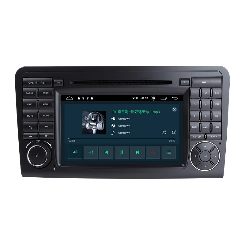 Top Xonrich AutoRadio 2 din Android 9.0 Car DVD Player for Mercedes Benz ML W164 ML300 GL X164 GL320 350 420 450 500 Audio Stereo 4G 1
