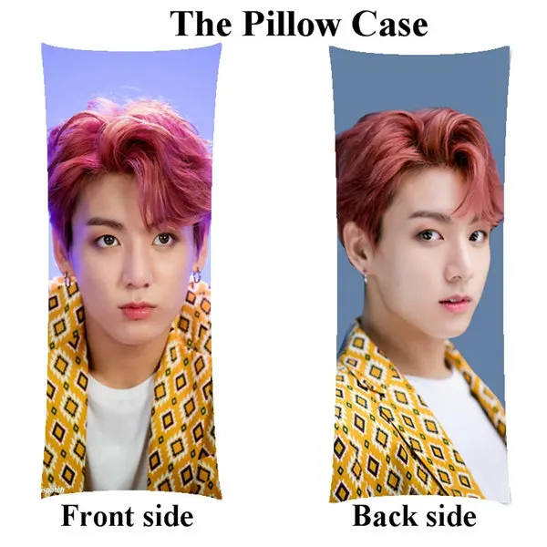 pillowcase Бойфренд JungKook дома длительное нижнее белье Наволочка Bangtan для мальчиков и девочек тела подушку Чехол на заказ, подарок на день рождения - Цвет: pillowcase