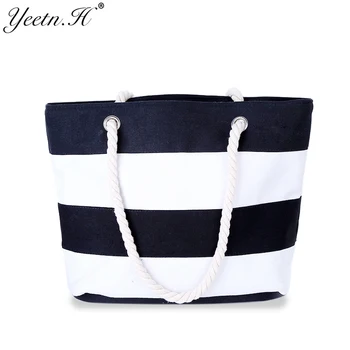 

2018 New Arrival High Quality Women's Top-Handle Bag Canvas Handbags Fashion Large Beach Bags Shoulder Bag Free Shopping M9542