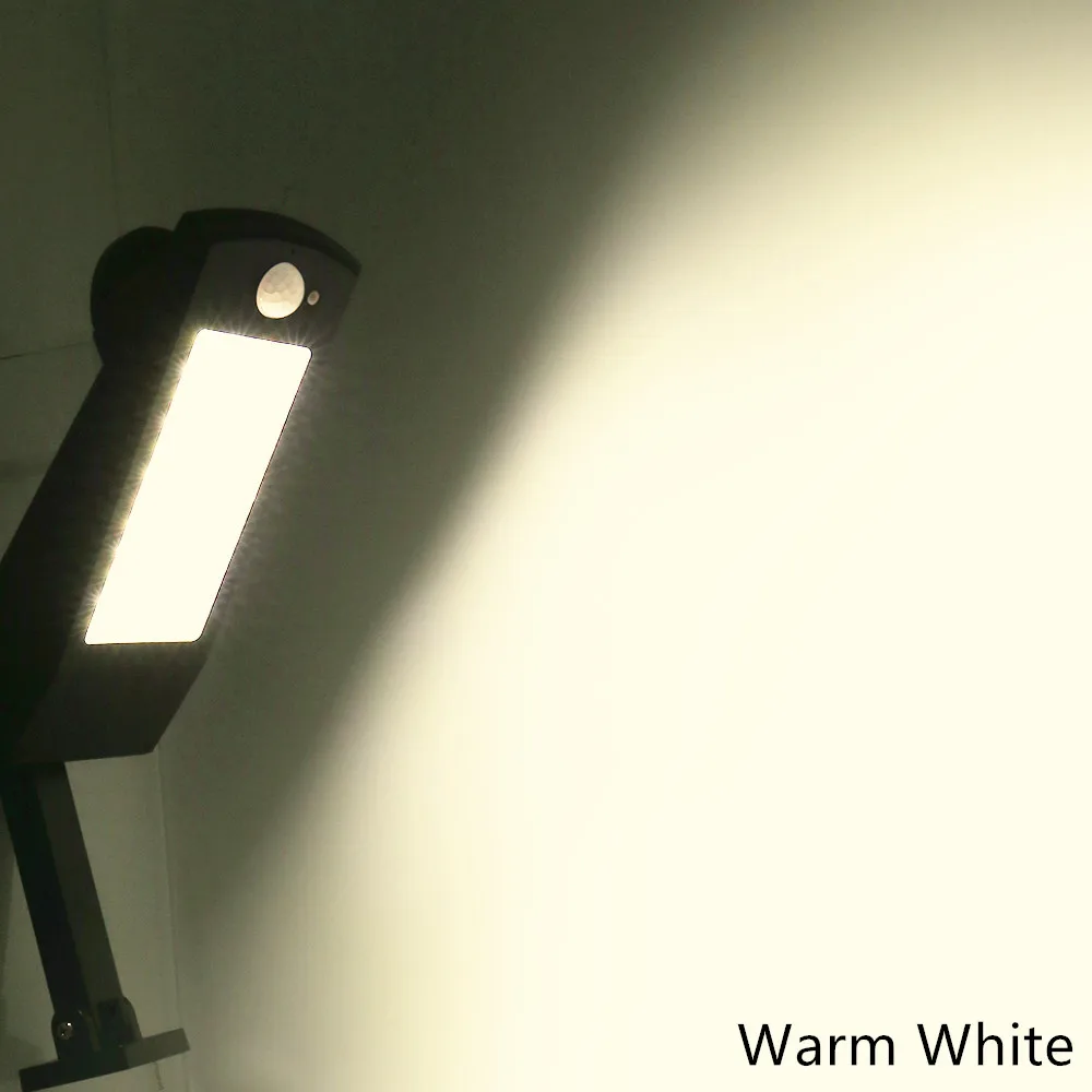 Movido a Energia Sensor de Movimento ao ar Livre à Prova Iluminação para Jardim Solar Lâmpada Dwaterproof Água Segurança Parede 48 Leds Quatro Modos Pólo Led 10 Lâmpadas solares
