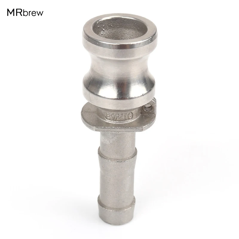 

Camlock QD - 1/2 Type E, Stainless Steel 316, Homebrew Fitting, 1/2" Barb