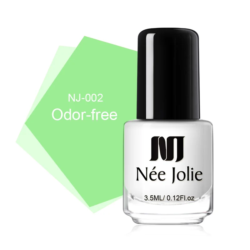 NEE JOLIE 3.5ml Candy Nude Color Nail Polish Fast Dry Semi-transparent Jelly Effect Environmental Nail Varnish - Цвет: Liquid tape NJ-02