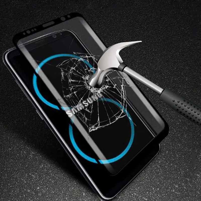 

For Samsung Galaxy S8 Ultra Slim Tempered Glass 9H 3D Full Cover Anti-Explosion Screen Protector Film for Samsung Galaxy S8 Plus