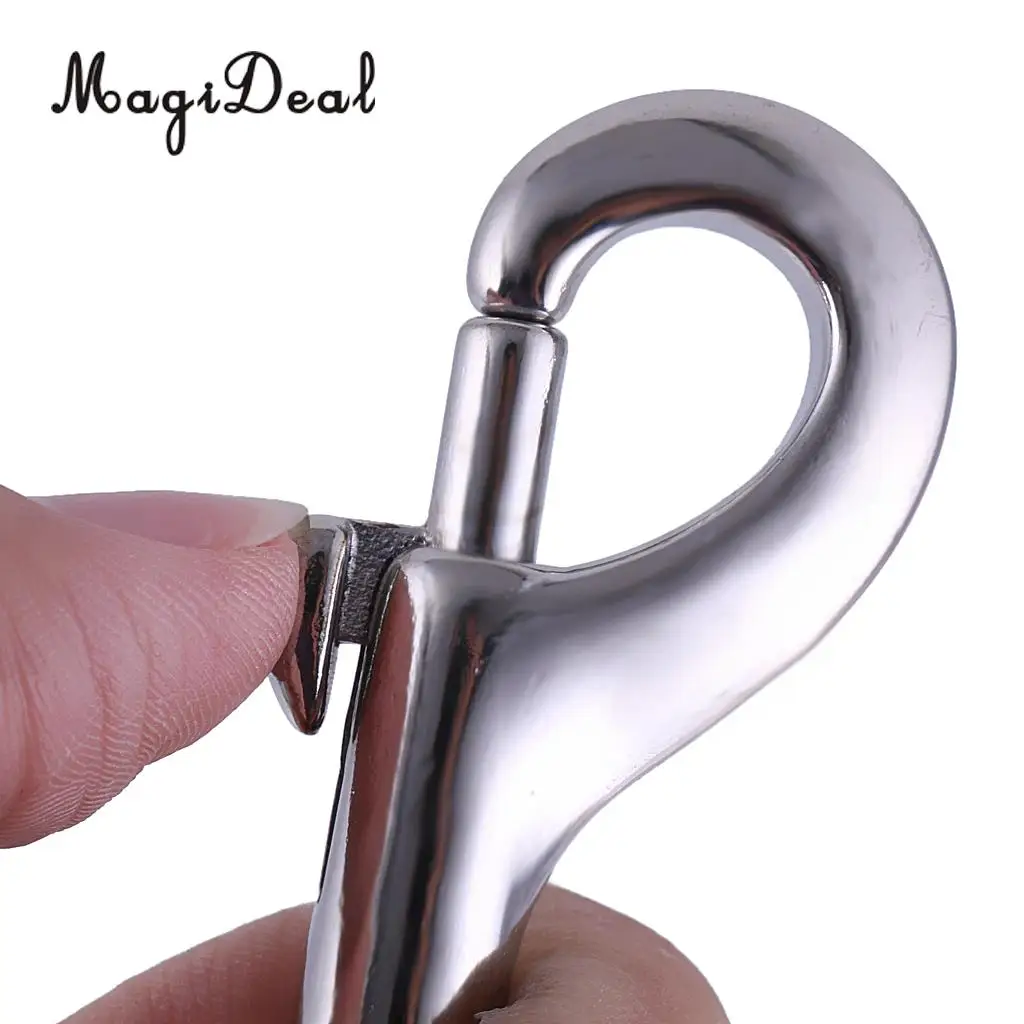 Multi-Functional Pro Scuba Boat Marine Grade Clip Stainless Steel Double Ended Bolt Snap 65-115mm Climbing Accessories