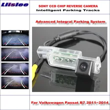 Liislee 860 Pixels Car Rear Back Up Camera For Volkswagen Passat B7 2011~2014 Rearview Parking Dynamic Guidance Tragectory liislee dynamic guidance rear camera for toyota ist urban cruiser 2007 2016 hd 860 pixels parking intelligentized