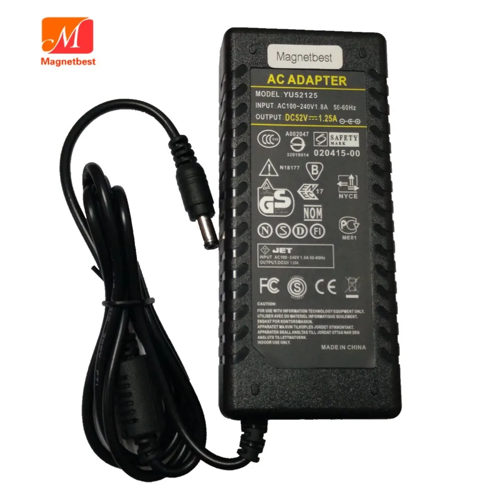 52v 1.25a yellow