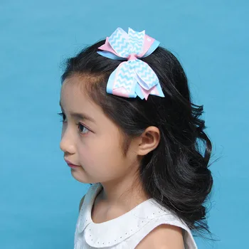 

20 pcs 5.5" Grosgrain Ribbon Hair Bows WITH Clip, Pinwheel HairBows/Hair Clips/Hair Pins Accessories Free Shipping