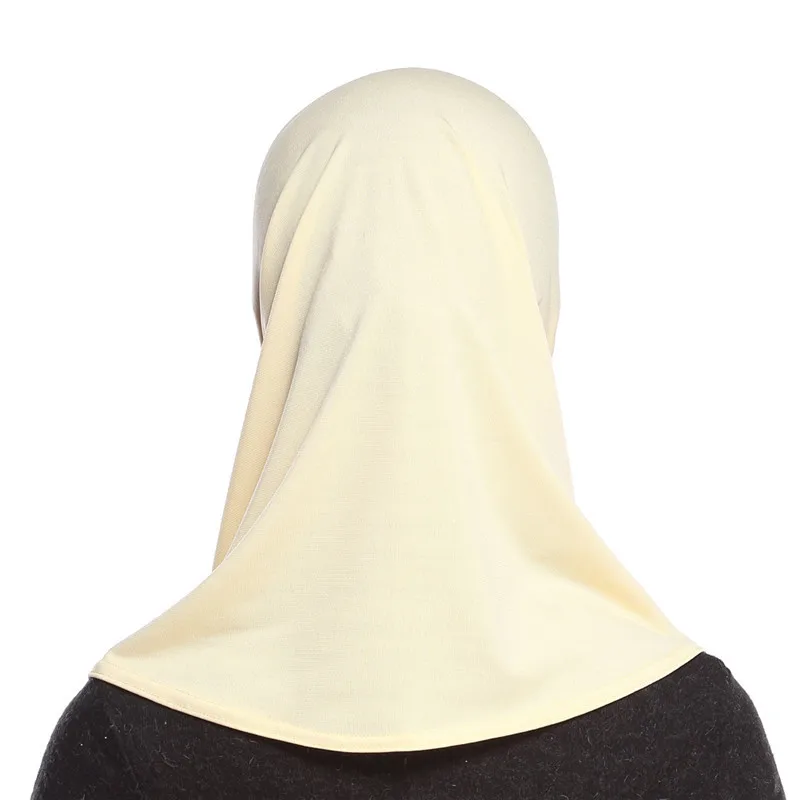 Мусульманский хиджаб исламский сплошной мини стиль шарф женщина Амира Кепка мягкий стрейч кристалл конопли готов носить