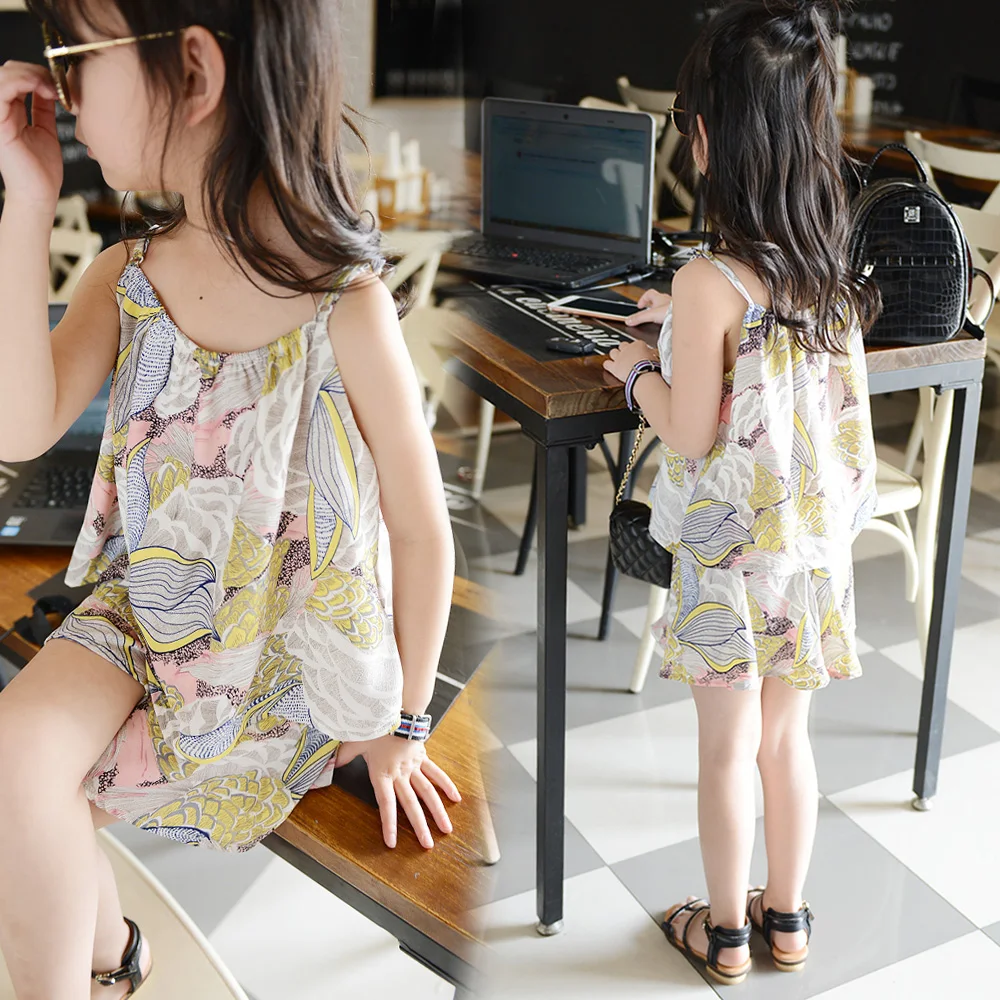Wandering in The Snow Childrens Fashion Adjustable Y-Type Suspension Belt Suit