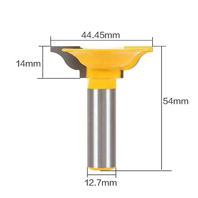 3PCS 12.7MM Carbide Trimming Woodworking Milling Cutter & Carving Tongue Router Bits for 1/2 inch wood cutter tool 80726