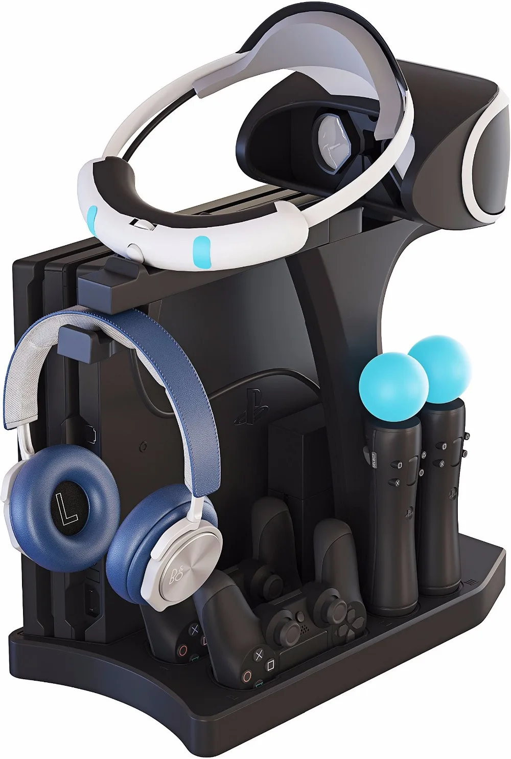  PS4 PSVR PS4 Slim Pro Charging Display Vertical Stand Showcase Charger for PS4 VR Playstation 4 Ver