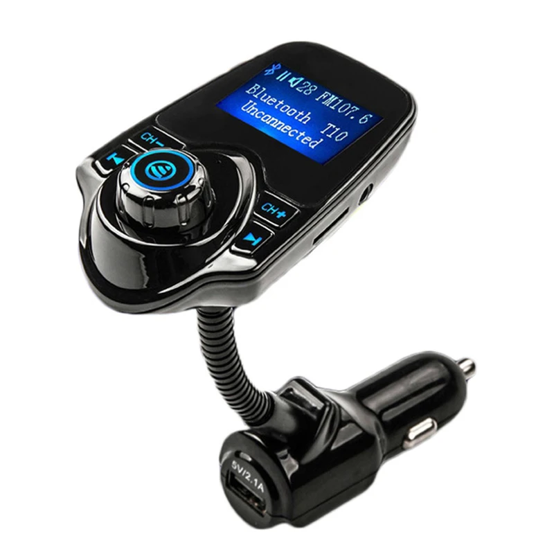 

Bluetooth FM Transmitter Car MP3 Audio Player Wireless FM Modulator Car Kit HandsFree LCD Display USB Charger for Phone