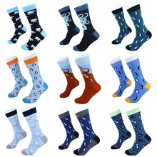 Дизайн, повседневные носки в стиле Харадзюку, Носки с рисунком медведя, пингвина, осьминога, Кита, носки с животными для женщин и мужчин