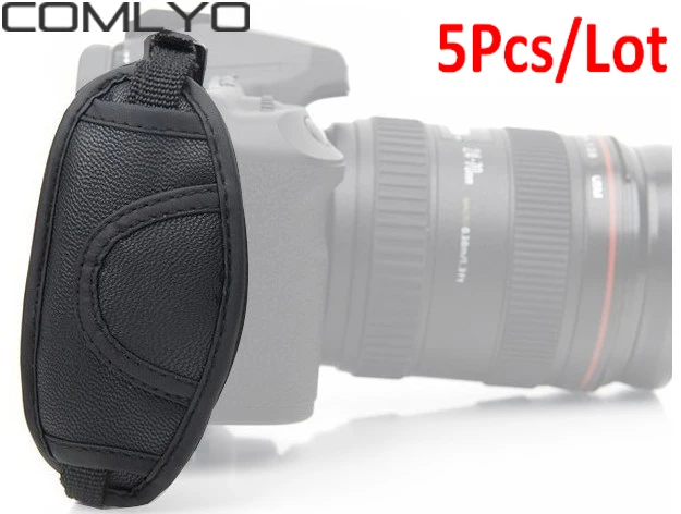 5ピースプロフェッショナルpuレザーソフトカメラハンドグリップ