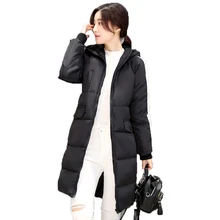 Winter New Women Cotton Coat Zipper loose Cotton Jacket Large Size Parka Pockets Solid color Hooded Thick warm Cotton Jacket 3XL