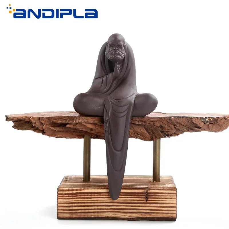 Zen Boutique Фиолетовый Глиняный чай на удачу для пожилых людей аксессуары исинского