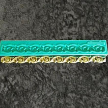 Yueyue Sugarcraft граница силиконовая форма помадка форма для украшения торта инструменты форма для шоколадной мастики