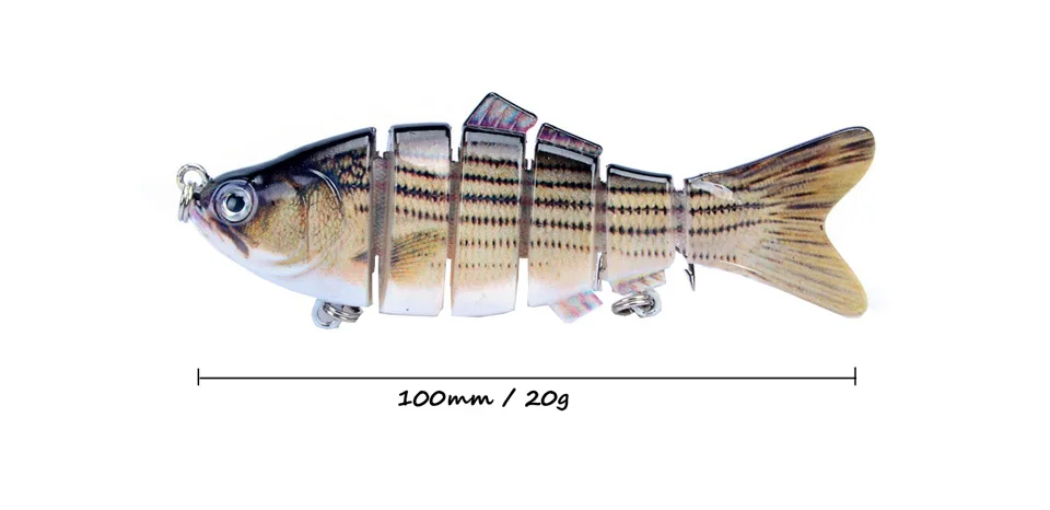 Новый 1 шт. рыболовные приманки 10 см/г 19 г 6 Multi обманка для рыбы рыболовные снасти искусственные сделать реалистичные поддельные бас Crankbait