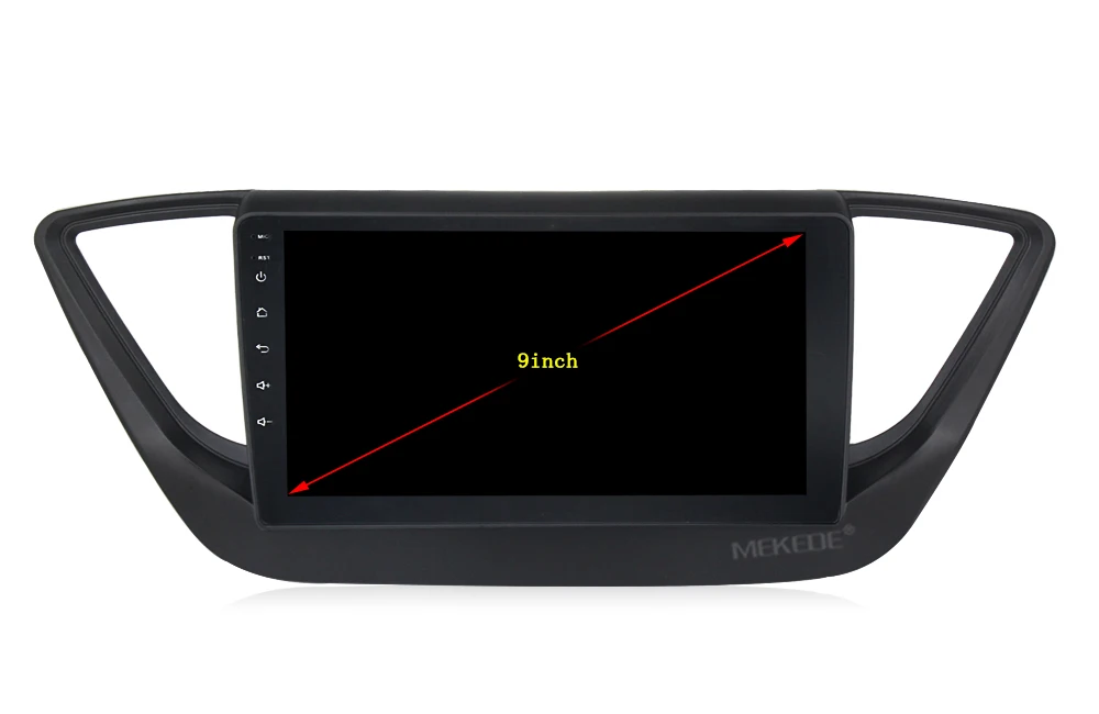 Discount Ultra cheap!Mekede car gps dvd player for Hyundai Verna 2017 with android8.1 quad core wifi bluetooth radio gps navigation 20