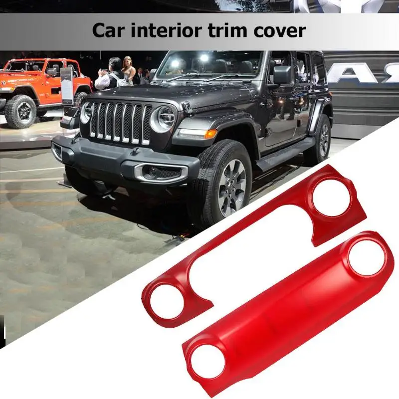 

Car Interior Accessories Dashboard Instrument Panel Decoration Cover Trim Stickers for Wrangler JL 2018-2019 Interior Styling