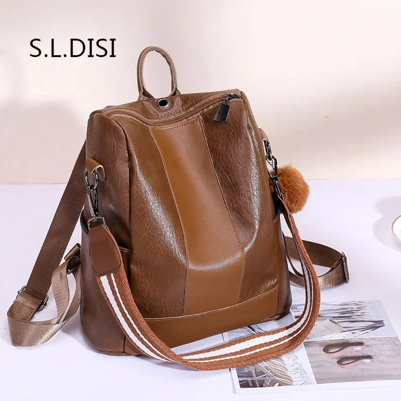 

Fashion Women Backpack High Quality Youth Leather Backpacks for Teenage Girls Female School Shoulder Bag Bagpack mochila