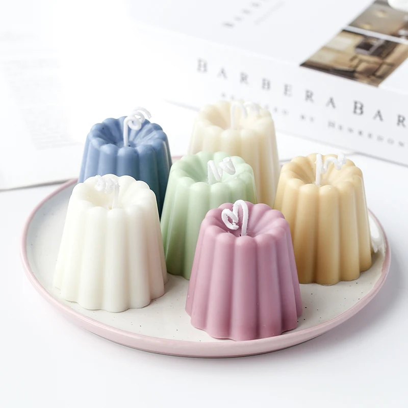 

DIY Creative Silicone Candle Molds Fondant Cake Food Grade Molds ,Aroma Candle Wax Molds