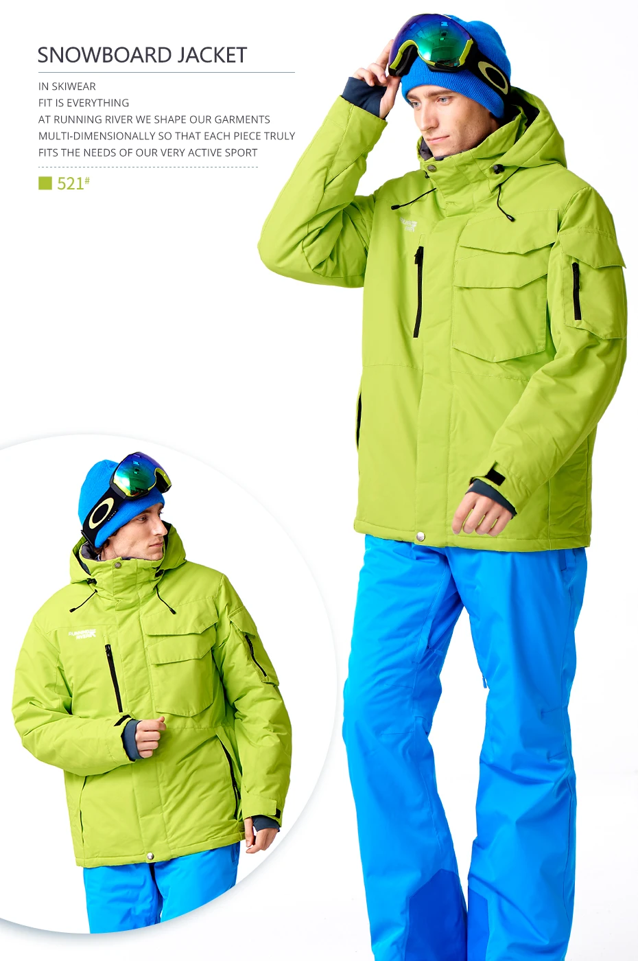 Jaquetas de snowboard