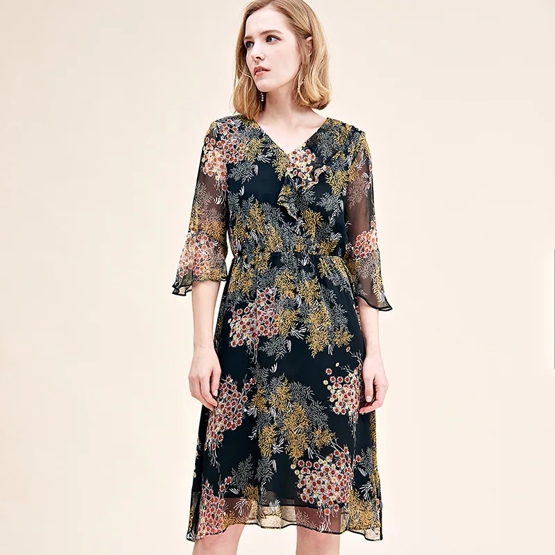 

floral silk dress tube maxi plus size women boho beach long dresses 2019 summer rockabilly robe Bohemia fem me sexy V collar