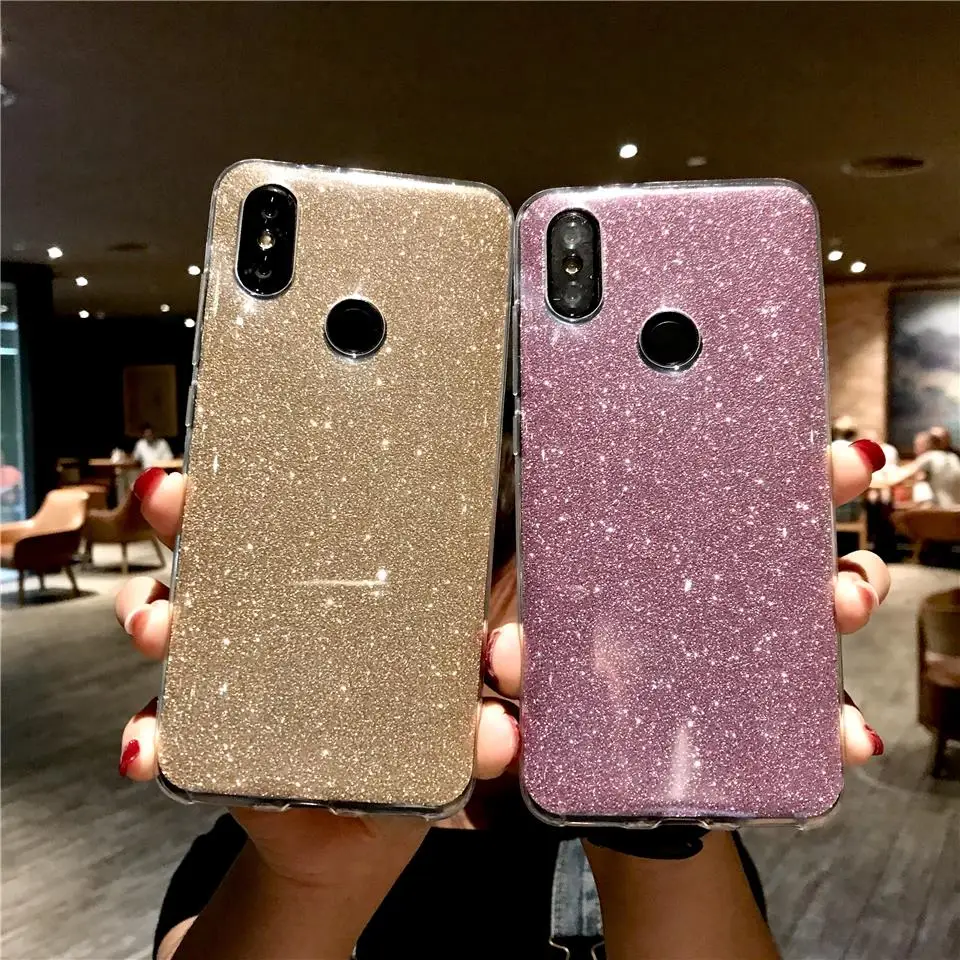 Блестящий чехол ТПУ для XiaoMi RedMi 6A силиконовый Note 6 Pro 5 Plus 5A 4A 3S 3 4 4X Mi F1 A2 Lite A1 8 SE 5S 4S |
