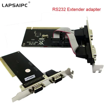

Lapsaipc RS232 PCI Card Extender Adapter Serial Port COM & DB25 Printer Parallel Port LPT Extender Interface 9pin fit plug play