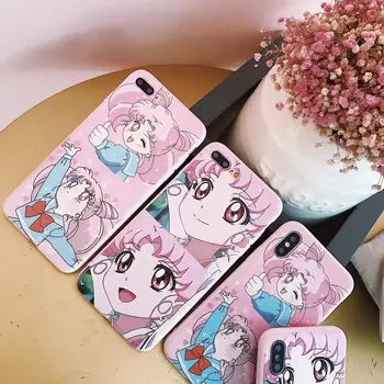 

For Iphonex 8/6s 7plus Skin Shell for Protection 10pcs/lot Japan Cute Sailor Moon Chibiusa Soft Tpu Slim Full Cover Phone Case