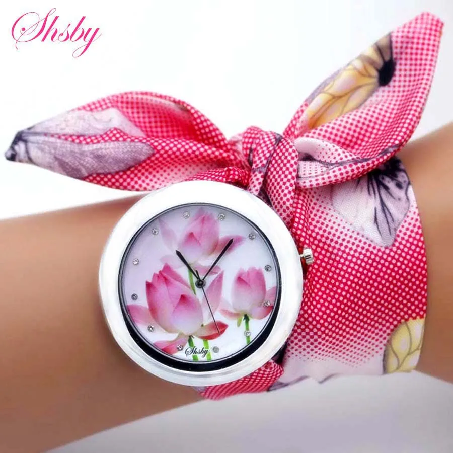 Best Offers Dress Watch Girls Fashion Women High-Quality Cloth Unique Ladies Flower Sweet Ce Shsby p6Wo3EO6