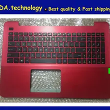 Wellendorff 95% Новинка/оригинальная Подставка для рук для ASUS X555 X555L A555L F555L K555L VM510L W519L Y583L США верхняя крышка клавиатуры, красный